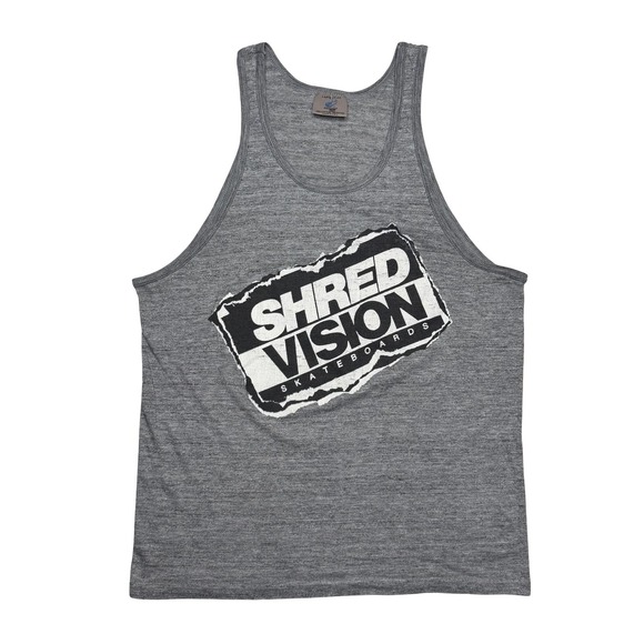 Hybrid Tees Other - Vintage 80s Vision Shred Skateboards skate boarding tank top shirt